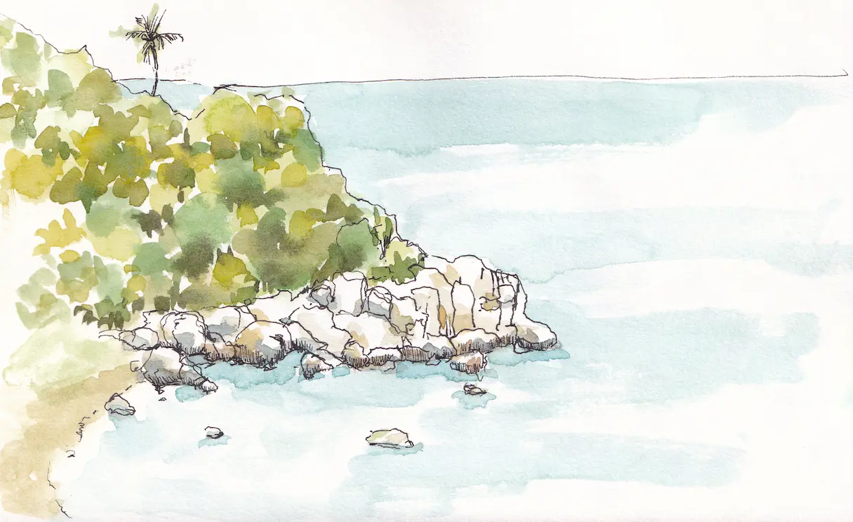 Watercolour painting